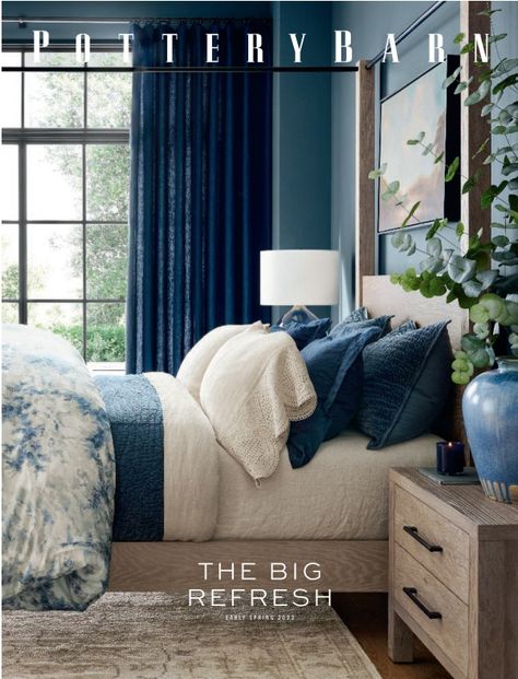 Blue Duvet Cover Master Bedrooms, Toile Duvet, Pottery Barn Bedrooms, Taupe Bedroom, Bedroom Redo, Silk Quilt, Linen Sheet Sets, Farmhouse Master, Velvet Bed