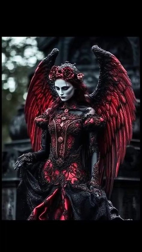 Demon Costume, Angelic Aesthetic, Gothic Artwork, Gothic Angel, Female Demons, Medieval Woman, Gothic Fantasy Art, Salon Art, Ange Demon