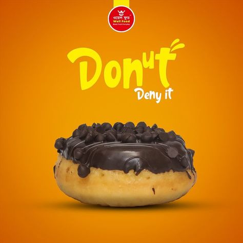 Donut Creative Advertisement Creative Advertisement, Media Design, Social Media Design, Donuts, Social Media, Media