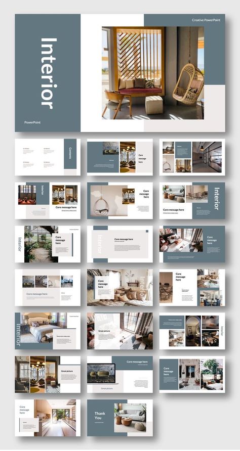 Interior Design Portfolio Ideas, Creative Catalog Design, Portfolio Architecture Design, Powerpoint Design Ideas, Creative Template Design, Interior Architecture Presentation, Creative Moodboard, Portfolio D'architecture, Interior Designer Portfolio