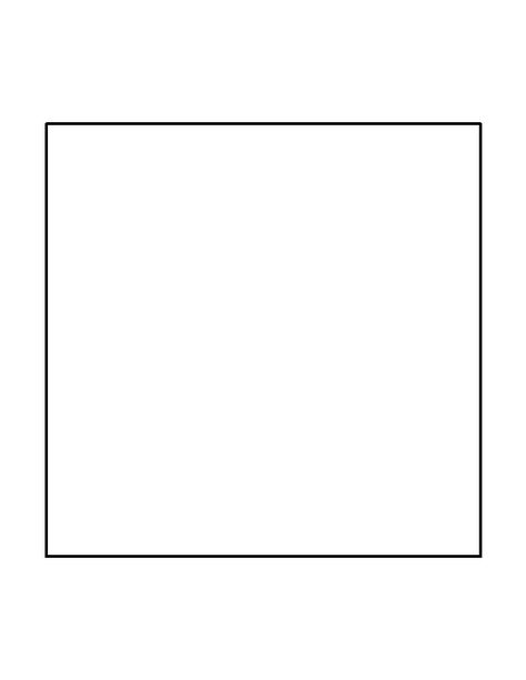 7 inch square pattern. Use the printable outline for crafts, creating stencils, scrapbooking, and more. Free PDF template to download and print at http://patternuniverse.com/download/7-inch-square-pattern/ Square Design Pattern, Square Clipart, Square Outline, Phone Photography Tutorials, Printable Outline, Square Png, Coloring Crafts, Square Template, Square Drawing