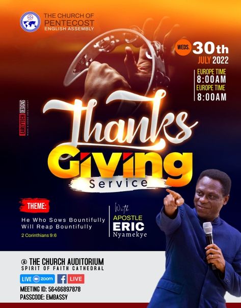 Harvest Thanksgiving Flyer Design, Harvest Festival Poster, Church Banners Designs Backgrounds, Church Thanksgiving Background, Thanksgiving Service Flyer Design, Church Thanksgiving Flyer Design, Thanksgiving Design Graphic, Praise And Worship Background, Church Anniversary Flyer Design