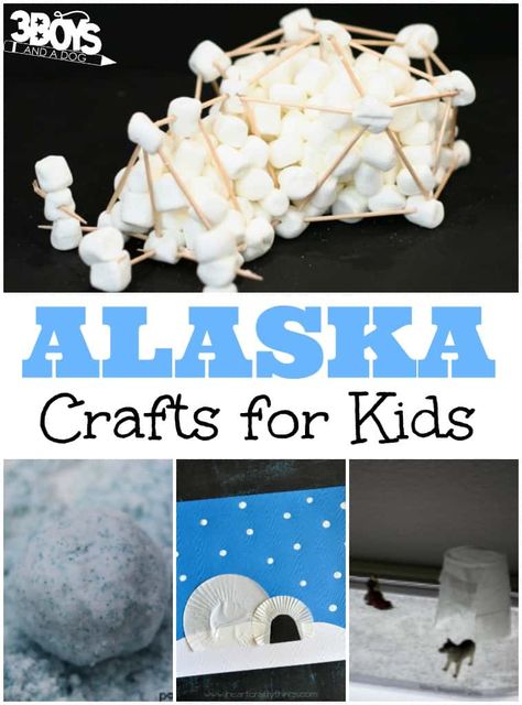 Alaska Crafts for Kids Alaska Crafts For Kids, Alaska Party, Alaska History, Dogs Crafts, Multicultural Activities, February Lessons, Flat Stanley, Alaska Art, Ideas For Dogs