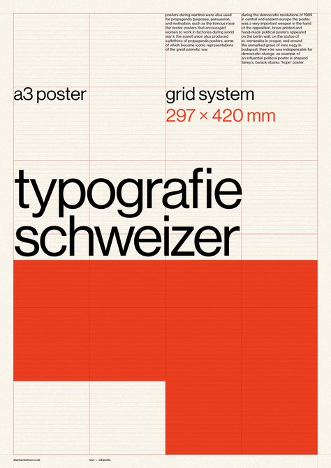 A3 Poster for Adobe InDesign Grid Design Graphic, Grid Design Layout, Grid Poster, International Typographic Style, Cv Inspiration, Poster Design Layout, Banner Web, Flyer Design Layout, A3 Poster