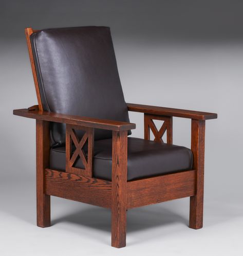 McHugh Furniture Co - New York Morris Chair c1898 Morris Chair, Gustav Stickley, One Design, New York, Interior Design, The Originals, Furniture, Design