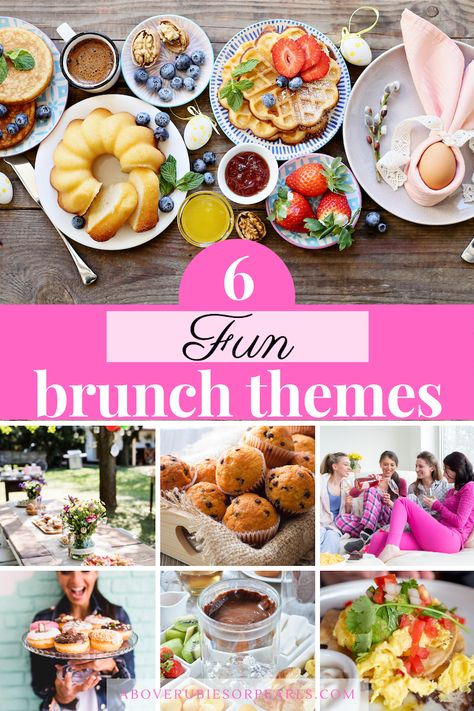 Party Brunch Ideas, Fun Brunch Ideas, Brunch Themes, Girls Brunch Party, Brunch Menu Ideas, Brunch Ideas For A Crowd, Hosting A Brunch, Brunch Party Recipes, Brunch At Home