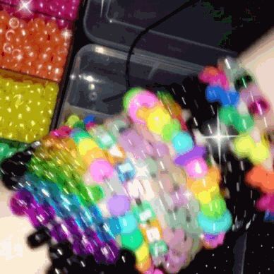 Scene Stim Gif, Stimboard Gifs, Scene Kandi, Pulseras Kandi, Stim Board, Scene Aesthetic, Kandi Kid, Scene Core, Scene Queens