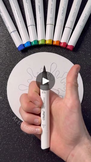 Drawing With Alcohol Markers Easy, Alcohol Marker Drawings Easy Ideas, Cool Sharpie Drawings, Cool Alcohol Marker Drawings, Drawing Ideas With Markers Easy, Things To Paint When Bored, Marker Drawing Ideas Creative, Drawing Ideas With Alcohol Markers, Drawing Ideas Alcohol Markers