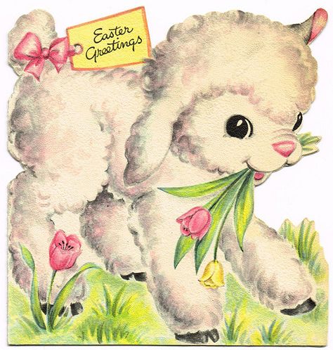 https://flic.kr/p/e73NRy | Easter Greetings | vintage Hallmark Easter card Vintage Easter Cards, Easter Lamb, Easter Images, Easter Parade, Easter Greeting Cards, Easter Wishes, Easter Art, Easter Printables, Images Vintage