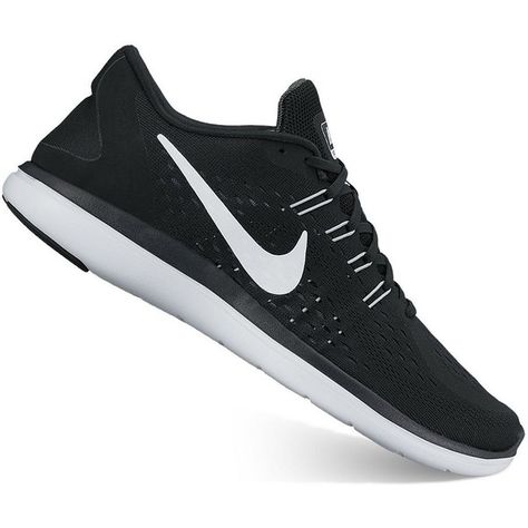 Nike Flex 2017 RN Women's Running Shoes ($80) ❤ liked on Polyvore featuring shoes, athletic shoes, black, nike, running shoes, lace up shoes, athletic running shoes and fleece-lined shoes Europe Ootd, White Nike Shoes Womens, Best Nike Running Shoes, Nike Running Shoes Women, White Nike Shoes, Black Nike Shoes, Athletic Shoes Nike, Nike Shoes Outfits, Running Shoes Black