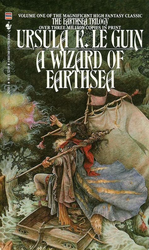 Fantasy Books With a Classic Magic System Wizard Of Earthsea, Best Fantasy Book Series, Peter Elson, A Wizard Of Earthsea, Dragon Books, Ursula K Le Guin, Favorite Childhood Books, Fantasy Book Covers, Fantasy Book Series