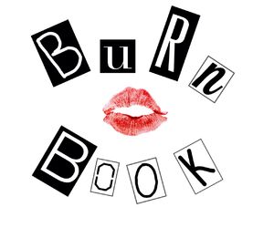 Mean Girls Party, Mean Girls Burn Book, Book Png, Burn Book, Book Letters, Regina George, Book Template, Popular Books, Famous Books