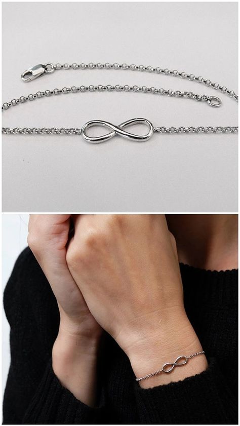 infinity bracelet, infinity jewelry, silver infinity, best friend bracelet, dainty bracelet, silver infinity bracelet, eternity bracelet Infinity Bracelet Men, Silver Infinity Bracelets, Best Friend Bracelet, Eternity Bracelet, Boys Bracelets, Friend Bracelet, Best Friend Bracelets, Mens Chain Bracelet, Gold Earrings Models