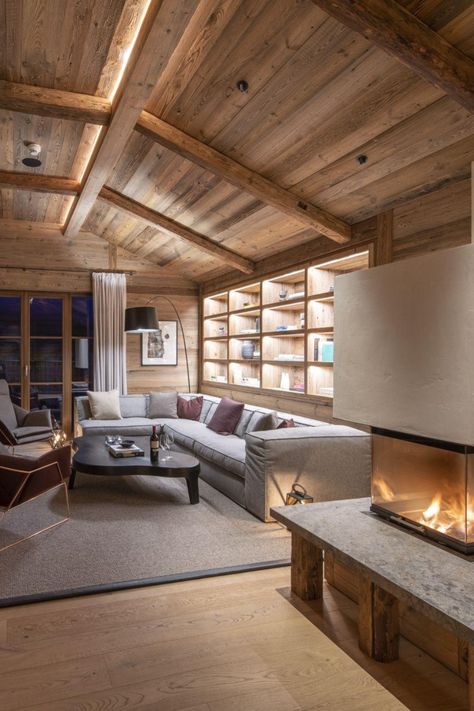 Luxury Chalet Interior, Ski Apartment, Luxury Chalet, Chalet Interior, Campbell River, Luxury Ski Chalet, Ski Chalets, Luxury Ski, Twin Bedroom