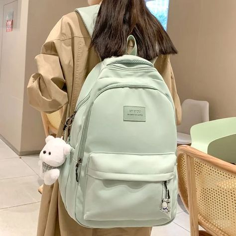 Excellent Product good quality and service. My enchanted girl! College Backpack Women, Kawaii Backpack, Back To School Fashion, Aesthetic Bags, Unisex Backpack, College Bags, Student Bag, College Backpack, School Bags For Girls