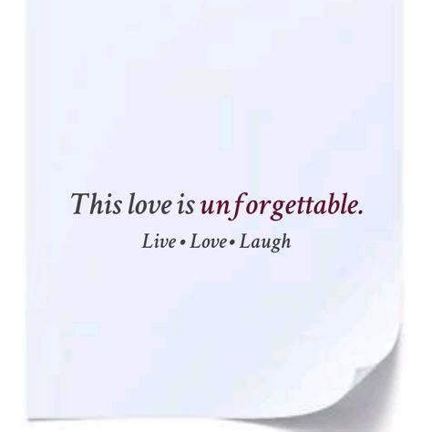 Unforgettable love #quote Unforgettable Quotes, Unforgettable Love, Qoutes About Love, Cards Against Humanity, Personalized Items, Quotes, Quick Saves