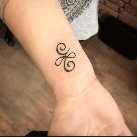 New beginnings symbol tattoo for Sam. New Beginning Symbol, New Beginning Tattoo, Female Tattoos, Symbol Tattoo, Omerta Tattoo, Men Tattoos, Wrist Tattoos For Women, Symbol Tattoos, Tattoo Videos