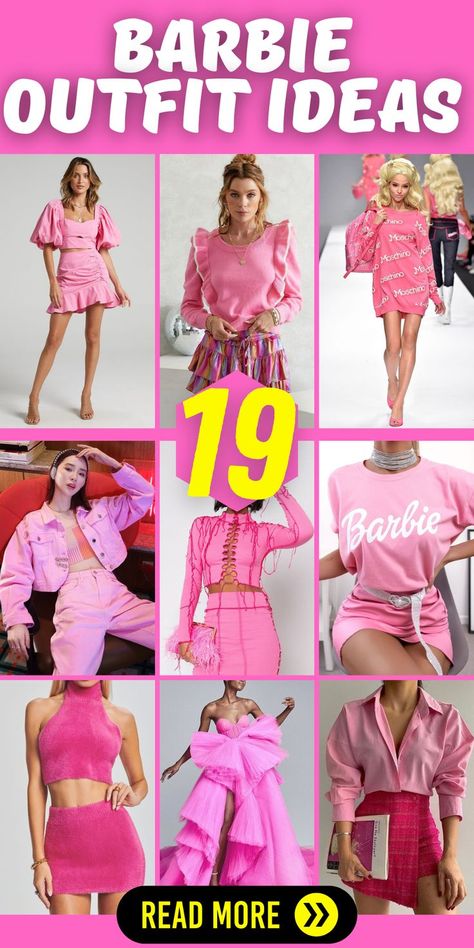 Barbie Outfit Ideas: Raquelle's Glamorous Fashion Inspo 💃✨ Embrace the glamor of Raquelle's fashion with our Barbie Outfit Ideas. From sparkling pink gowns to sophisticated cocktail dresses, these outfits will make you feel like a true fashion icon. Take inspiration from the iconic character and create looks that are both chic and timeless. Pink Power Suit, Barbie Outfit Ideas, Sustainable Fashion Upcycling, Sophisticated Cocktail Dress, Pink Dress Outfits, Diverse Fashion, Barbie Pink Dress, Glamour Outfit, Barbie Outfits