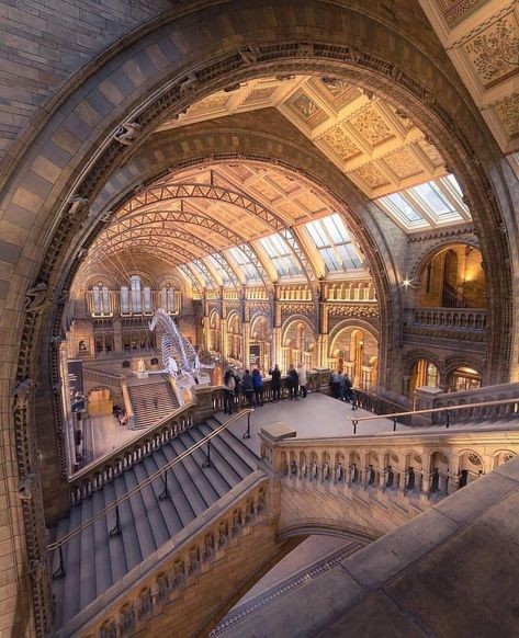 "The Natural History #Museum in #London is a natural history museum that exhibits a vast range of specimens from various segments of natural history.   It is one of three major museums on Exhibition Road in South Kensington, the others being the Science Museum and the Victoria and Albert Museum. The Natural History Museum's main frontage, however, is on Cromwell Road." - Source: Wikipedia ||  Share  👉 #designwanted || Tag: #architecture #classicarchitecture Science Museum London, Natural History Museum London, South Kensington, Museum Architecture, Voyage Europe, Natural History Museum, Europe Map, Science Museum, Yoga Photography