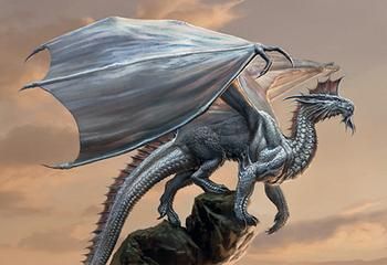 silver dragon d&d - Google Search Dragon Blade, Dnd Dragons, Dragon Images, Cool Dragons, Beautiful Dragon, Dragon Rider, Dragon Pictures, Fantasy Monster, Dragon Artwork