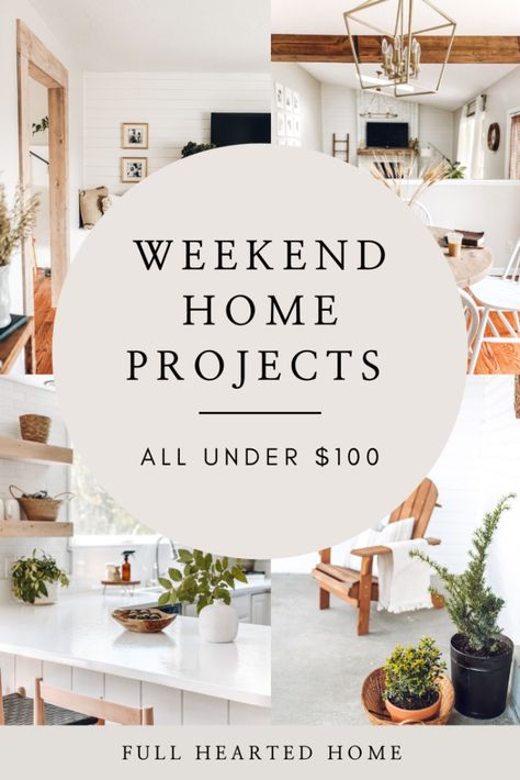 Weekend Home Projects, Easy Home Upgrades, Easy Diy Home Improvement, Weekend Home, Easy Home Improvement, Diy Home Projects, Home Inspo, Diy Home Decor On A Budget, Home Upgrades