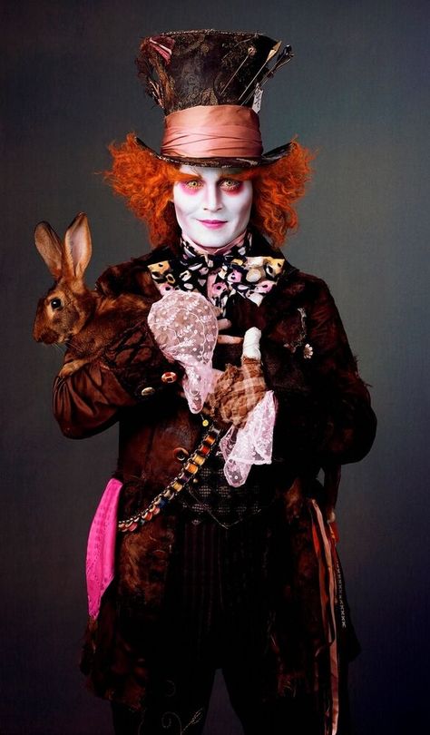 Tarrant Hightopp, Johnny Depp Mad Hatter, Film Alice In Wonderland, Halloweenský Makeup, Colleen Atwood, جوني ديب, Mad Hatter Costume, Kaptan Jack Sparrow, Alice In Wonderland Costume