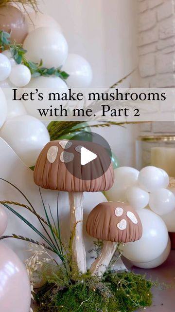 2,332 likes, 78 comments - austin_moments_balloons on July 6, 2023: "Let’s make mushrooms with me. Part 2 😊🍄 #atxbackdrop #atxbirthday #atxeventdesign #austinproposals #atxproposal #austinpartydecoration #atxevents typing #austinballoons #balloonsgarlandaustin #atxballoons #elopementaustin #austinwedding #at×wedding #weddingplanneraustin #atdecor #atkidsparty #austinkidsparty #austinbabyshower #austinweddingshower #austinsleepovers #austintippietents #austinpartyrentals #atxeventplanner #atx Mushroom Balloon Decoration, Mushrooms Party Decorations, Mushroom Balloon Garland, Mushroom Quinceanera Theme, Fairy Diy Decor, Woodland Fairy Party Decorations, Mushroom Fairy Birthday, Mushroom Centerpiece Party Ideas, Mushroom Balloon