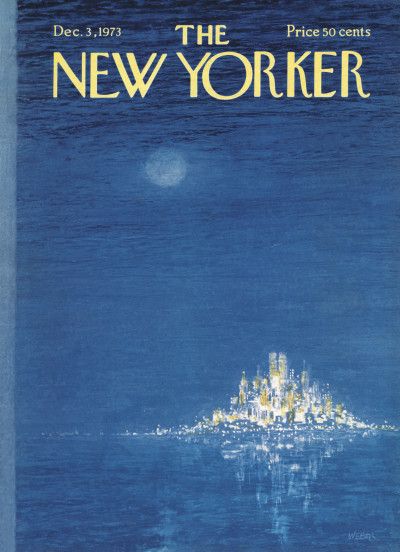 Robert Weber : Cover art for The New Yorker 2546 - 3 December 1973