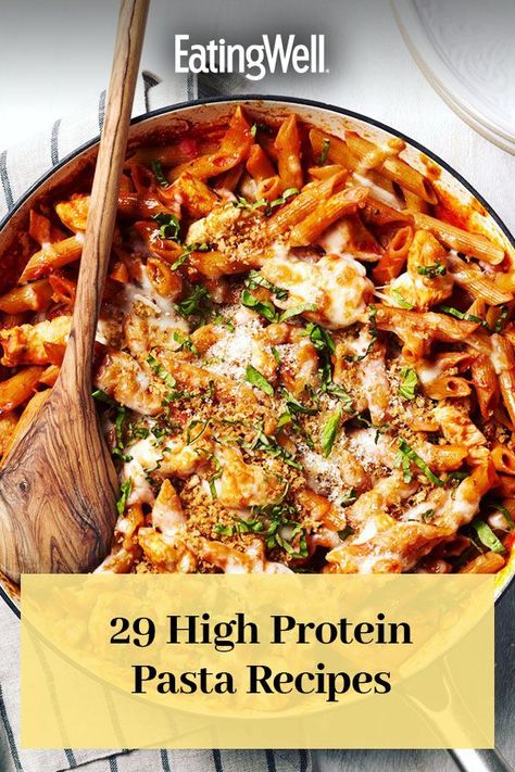 High Protein Pasta Recipes, Protein Pasta Recipes, Pasta Calories, High Protein Pasta, High Protein Dinner, Protein Dinner, Protein Pasta, Healthy High Protein Meals, Low Carb Pasta