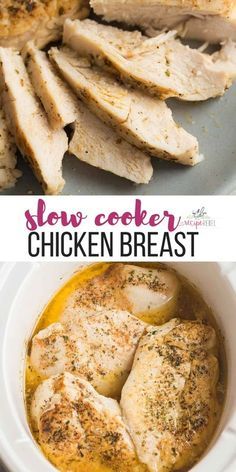 Recipes For Chicken In The Crockpot, Crockpot Chicken For One, Juicy Chicken In Crockpot, Easy Healthy Chicken Recipes Crock Pots, Super Healthy Crockpot Recipes, Crockpot Chicken Recipes 4 Hours, How To Cook Chicken Breast In Crockpot, Slow Cooker Chicken For Sandwiches, Crock Chicken Recipes