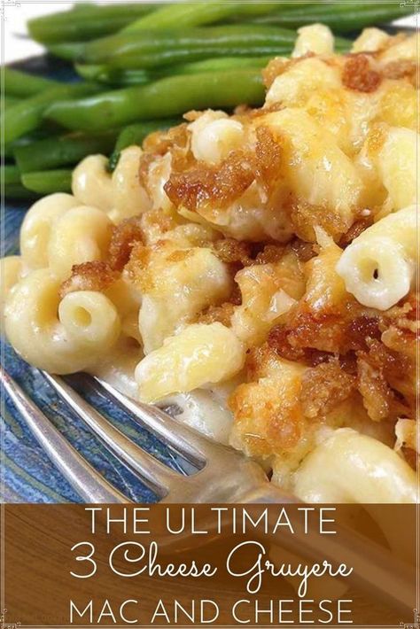 White Cheese Mac And Cheese, Cheese Gruyere, Gruyere Mac And Cheese, Canna Butter, Thanksgiving Goodies, Cheese Bites Recipe, Cheddar Mac And Cheese, Cheesy Mac And Cheese, Mac And Cheese Bites