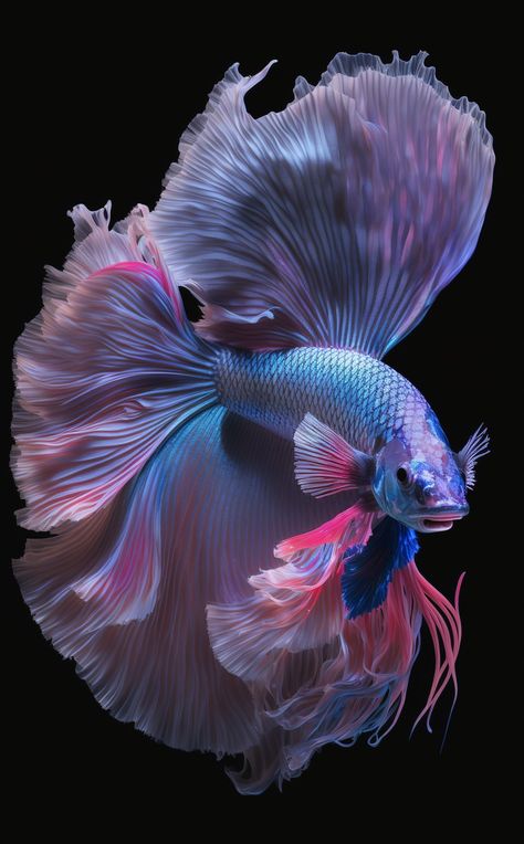 Betta Fish Tattoo, School Signage, Creative Home Office, Betta Fish Types, Cr7 Wallpapers, Pretty Fish, Betta Fish Tank, Beta Fish, Underwater Animals