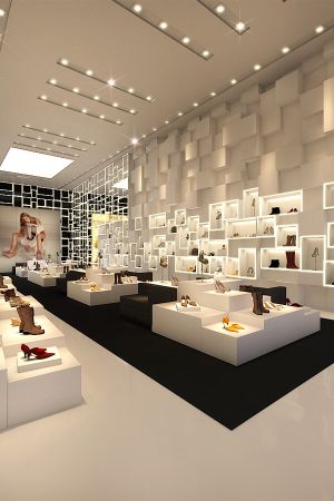 Fashion Store Design, Shoe Store Design, Retail Store Interior Design, Clothing Store Design, Jewelry Store Design, Store Design Boutique, Retail Store Interior, Retail Inspiration, Showroom Interior Design