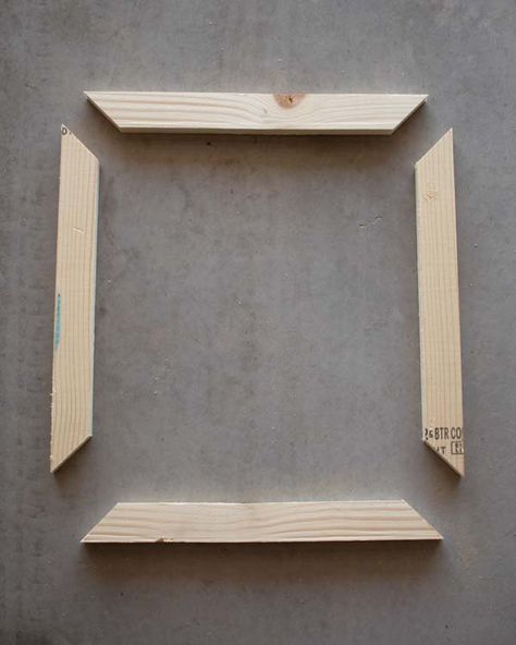 How To Make An Angled Corner Wood Frame