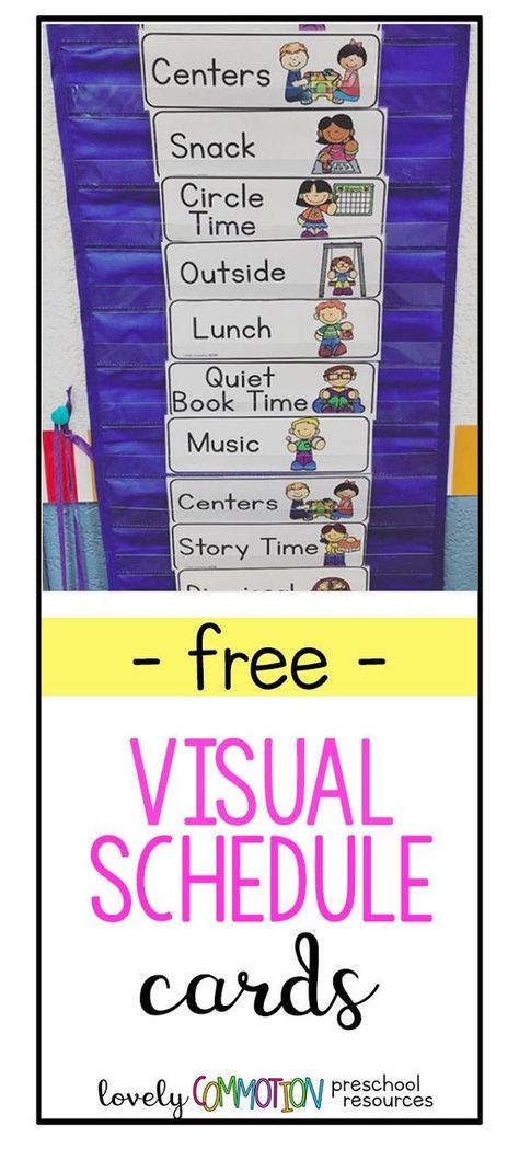 Kindergarten and Mooneyisms: FREEBIE - Visual Schedule Cards Prek Stations, Preschool Schedule Cards, Sped Preschool, Visual Schedule Printable, Privacy Folders, Visual Schedule Preschool, Classroom Daily Schedule, Kindergarten Architecture, Kindergarten Schedule