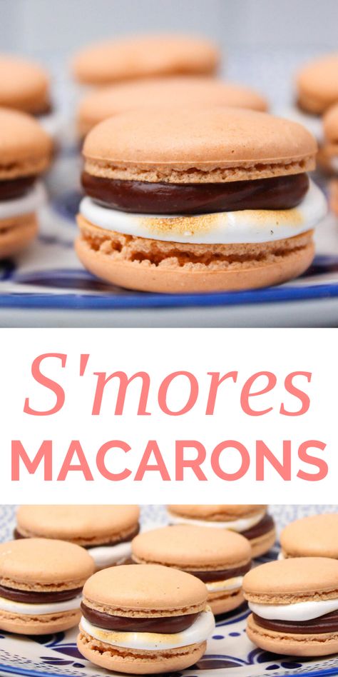 Easy Macaroons Recipe, French Macaroon Recipes, Macarons Recipe, Resepi Biskut, Homemade Marshmallow, Dinner Pasta, Macaron Flavors, Macaron Cookies, Vegetarian Desserts