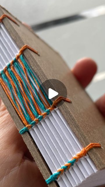 Little Forest on Instagram: "TUTORIAL!!! I made this video to show you how I sewn this book. It’s coptic stictches combined with double French link stitches in 2 colors of thread. I sew French link 2 times in each signatures. Hope you can figure it out.  Thank you for watching and enjoy binding your book  .  .  #notebookbinding  #bookbinding  #handmade  #diy #bookbinder #handicraft #copticbinding #papercraft #sketchbook #handbound #crafts  #handboundbook  #bookbinding  #etsyvancouver #handmadepaper  #etsyshop #handinotepad #paper #accessories #business  #bindery  #watercolor #longstitchbinding  #craftmanship #copticstitchbinding #vancouverart  #handmadebookclub #handmadebook #handbinding" Link Stitch Binding, 3 Hole Punch Book Binding, Sketchbook Diy Book Binding, How To Sew A Book Binding, French Stitch Book Binding, Pamphlet Stitch Book Binding, Binding A Book Diy, Book Binding Diy Tutorials, Coptic Stitch Binding Tutorial