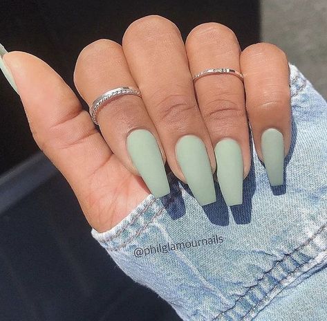 Matt Nails, Matte Acrylic Nails, Coffin Nails Matte, Matte Nails Design, Spring Nail Colors, Simple Acrylic Nails, Acrylic Nails Coffin Short, Summer Acrylic Nails, Nails Summer