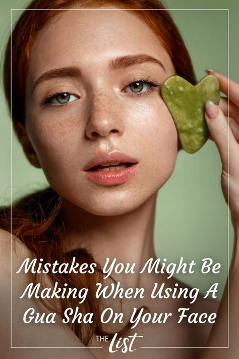 Because the science behind gua sha is still relatively new, some may wonder if there is an innocently incorrect technique when using gua sha. Because of this, it's imperative to be aware of the mistakes you might be making when using a gua sha stone on your face, so you can get results the right way and perfect your practice. #guasha #skincare #skincaretips #beautytips Lymph Drainage Massage, Face Massage Anti Aging, Lymph System, Face Routine, Lymph Drainage, Gua Sha Massage, Face Tips, Gua Sha Facial, Skin Care Face Mask