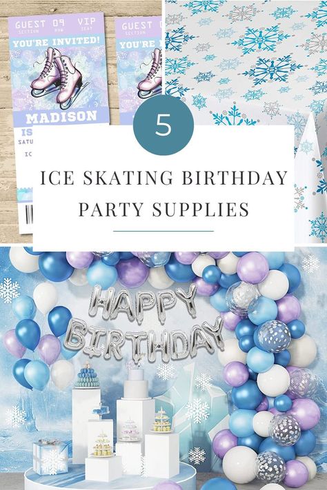 If you’re looking for the perfect way to make your little one’s birthday extra special, why not try out an ice skating party? Ice skating is a fun activity that everyone can enjoy. Here are some must-haves for creating a magical ice-skating experience for your child. Winter Wonderland Ice Skating, Ice Princess Party, Ice Skating Birthday Party, Skating Birthday Party, Ice Skating Party, Skate Birthday, Skating Party, 9th Birthday Parties, Skate Party