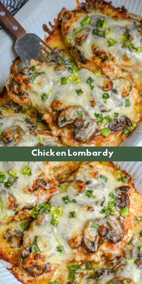 Chicken Lombardy Recipes, Chicken Lombardy, Marsala Wine, Chicken Entrees, Chicken Marsala, Chicken Main Dishes, Chicken Dishes Recipes, Baked Chicken Recipes, Recipes Chicken