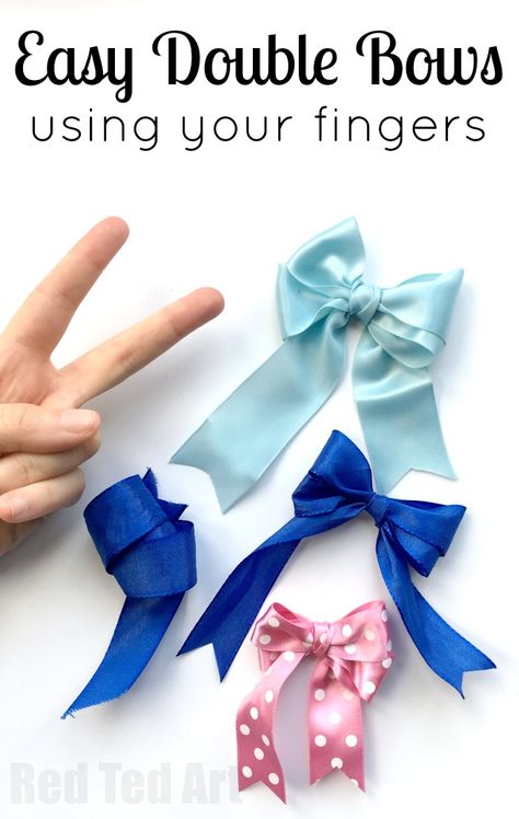 Easy Bows With Ribbon How To Make, How To Make A Hair Bow With Ribbon Easy, 3 Inch Ribbon Hair Bow Diy, Bow Tie Hair Bows Diy, Diy Easy Bows Ribbons, How To Curl Ribbon For Hair Bows, Make A Hair Bow With Ribbon, How To Make Simple Hair Bows, How To Make Bows With Ribbon Videos