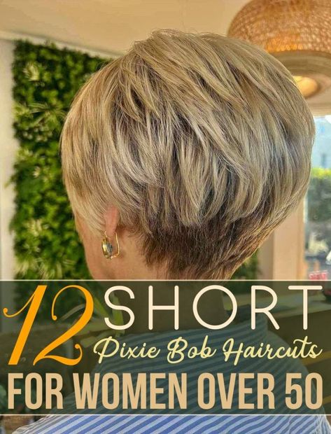 You searched for Stacked pixie haircuts - Secret Beauty Layer Pixie Haircut, Pixie Tapered Back, Feather Pixie Haircut, Pixie Cut Back View Neckline, Short Hairstyle Women Back View, Back View Of Short Haircuts, Short Hair Styles For Thick Hair Women, Pixie Bob Haircut For Thick Hair, 2025 Short Hairstyles