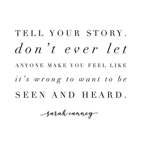 Your story matters. You deserve to be seen. You need to be heard. #mondaymotivation #motivation #inspirationalquotes #inspiration #inspire… To Be Heard Quotes, Being Heard Quotes, Be Heard Quotes, Not Being Heard Quotes, Not Being Heard, Quotes And Notes, New Me, True Story, Monday Motivation