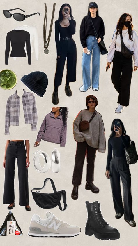 Mood Board for outfits this November Japan Fall Outfit, Japan Autumn Outfit, Outfits For Japan, Japan Autumn, Fall Outfits 2023, November Outfits, Japan Outfits, Engagement Photo Outfits Fall, Capsule Wardrobe Outfits