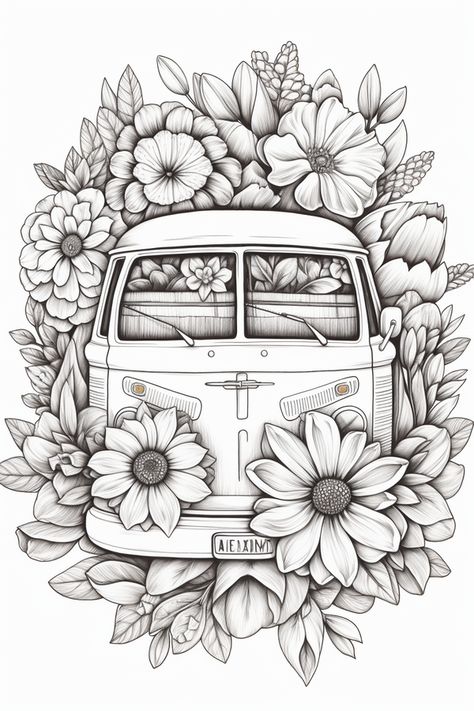 Bujo Art, Free Adult Coloring Printables, Adult Coloring Books Printables, Adult Colouring Printables, Adults Coloring, Spring Coloring Pages, Adult Coloring Designs, Cars Coloring Pages, Free Adult Coloring Pages