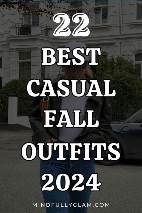 Looking for casual fall outfits 2024? I've got you covered! Here are the BEST chic yet casual fall outfit ideas and casual autumn outfits to rock this season! Check out this article for the best fall fashion inspo & don't forget to SAVE your favorites! Fall Outfits For Women, Outfit Ideas Winter, Fall Brunch, Cozy Fall Outfits, Stylish Fall Outfits, Trendy Outfits Winter, Chic Fall Outfits, Fall Outfit Ideas, Fashion Trends Winter