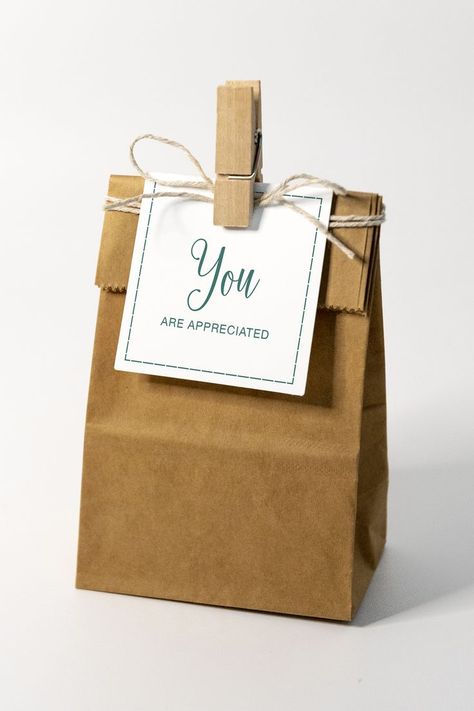 Free Printable You Are Appreciated Gift Tags. Use this download PDF for staff appreciation, teacher appreciation, volunteer appreciation, coworker appreciation. Perfect for gift wrapping a small present or treat. #coworkers #teachers Small Appreciation Gifts For Coworkers, Gift Tags Free Printable, Small Gifts For Coworkers, Small Teacher Gifts, Volunteer Appreciation Gifts, You Are Appreciated, Staff Appreciation Gifts, Small Thank You Gift, Faking It