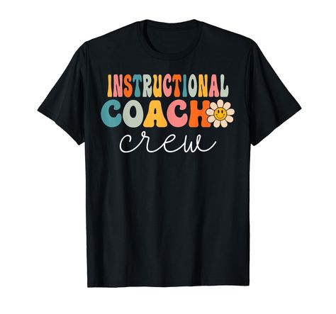 PRICES MAY VARY. Solid colors: 100% Cotton; Heather Grey: 90% Cotton, 10% Polyester; All Other Heathers: 50% Cotton, 50% Polyester Imported Pull On closure Machine Wash Instructional Coach Crew Back To School outfit for Teacher to wear on the first day of school. This retro back to school tee is perfect for men, women, on the first day of school. This funny Instructional Coach First day school graphic is a perfect to wear for Teacher in Elementary school, middle school, to celebrate the Back to Coach Outfits, Math Coach, School Middle School, Retro School, First Day School, Back To School Outfit, Instructional Coaching, School Tees, 1st Day Of School