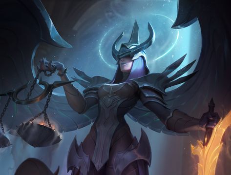 God Of Judgement Fantasy Art, God Of Judgement, Viktor Titov, League Of Legends Splash Art, Wild Rift, Monster Artwork, Personal Social, Art Study, Splash Art